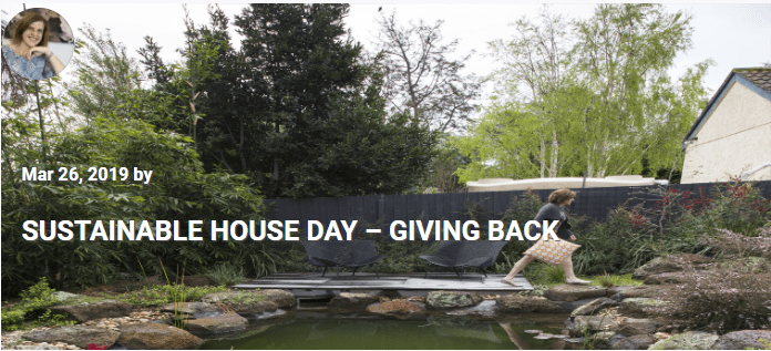 Sustainable House Day – Giving Back